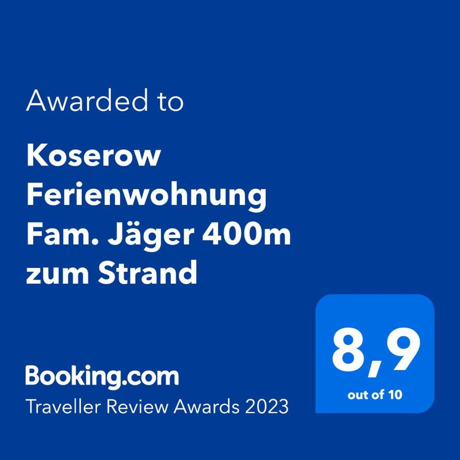 Koserow Ferienwohnung Fam. Jager 400M Zum Strand Bagian luar foto